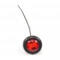 Fortpro 3 4 Red Round Clearance Marker Flat Led Light With 1 And Lens F235213 