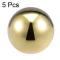 Uxcell 100mm Dia 201 Stainless Steel Hollow Cap Ball Spheres For Handrail Stair Newel Post Gold Tone 5pcs