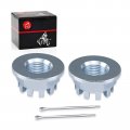 2pcs Rear Axle Castle Nuts 18mm For Honda Trx200 Sx D Trx250x Trx250ex Fourtrax 300 Trx300 Trx300fw Trx300ex Trx400ex Trx450r