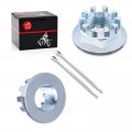2pcs Rear Axle Castle Nuts 18mm For Honda Trx200 Sx D Trx250x Trx250ex Fourtrax 300 Trx300 Trx300fw Trx300ex Trx400ex Trx450r