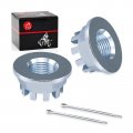 2pcs Rear Axle Castle Nuts 18mm For Honda Trx200 Sx D Trx250x Trx250ex Fourtrax 300 Trx300 Trx300fw Trx300ex Trx400ex Trx450r