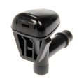 Windshield Washer Nozzle Ford Taurus 20 To 2007 Plastic Black 0 25 In Hose Port 0 3 Mounting Hole Replacement For Yf1z17603aa 