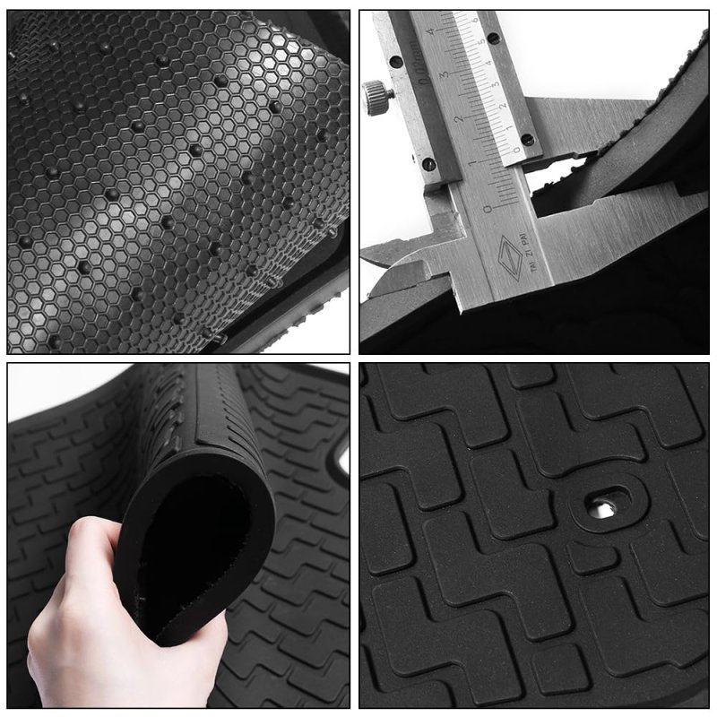 Custom Fit Floor Mats For 2014 2015 2016 2017 2018 2019 2020 Nissan Rogue Black Heavy Duty Latex Rubber All Seasons Interior