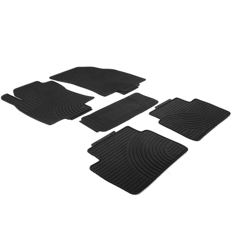 Custom Fit Floor Mats For 2014 2015 2016 2017 2018 2019 2020 Nissan Rogue Black Heavy Duty Latex Rubber All Seasons Interior
