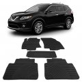 Custom Fit Floor Mats For 2014 2015 2016 2017 2018 2019 2020 Nissan Rogue Black Heavy Duty Latex Rubber All Seasons Interior
