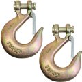 1 2 In Grade 70 Forged Clevis Slip Hook With Safety Latch 400lbs Breaking Strength For Transport And Towing Trucks Fh407-12 2 