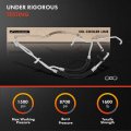 A-premium Inlet And Outlet Engine Oil Cooler Line Hose Assembly Compatible With Chevrolet Astro Gmc Safari 1996-2005 V6 4 3l