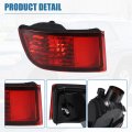 Uxcell Rear Left Side Bumper Reflector Light Lamp For Toyota 4runner 2003-2005 Red