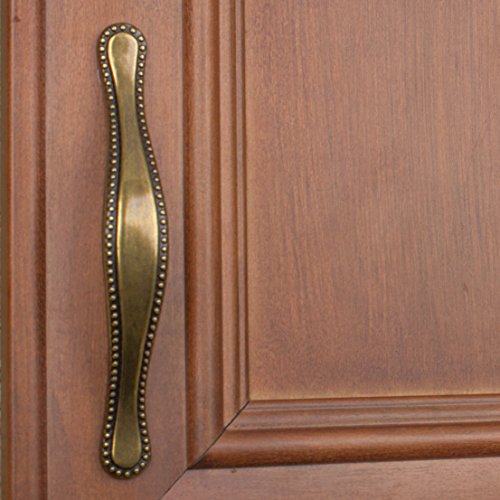Gliderite Hardware 4554-ab-10 Beaded Cabinet Pull 10 Pack 3 Antique Brass
