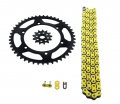Kawasaki Kx250f 250 F Yellow O Ring Chain And Sprocket Black 13 47 114l