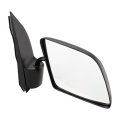 Passenger Side Door Mirror For Ford E 350 Super Duty 1999 2007 Manual Adjust Folding Non Heated Textured Black Convex Glass 