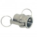 Megairon Stainless Steel 316 1 2 Type D Trash Pump Adapter Female Camlock Type Cam And Groove Hose Fitting