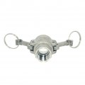 Megairon Stainless Steel 316 1 2 Type D Trash Pump Adapter Female Camlock Type Cam And Groove Hose Fitting