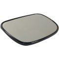 Mirror Glass Pair For Dodge Caravan And Grand 1996 To 2007 Driver Passenger Side Non Heated Flat Convex With Backing Plate 
