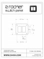 Ch4x4 2 Rocker Switch Panel