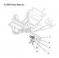 Polaris Snowmobile Sway Bar 562 Genuine Oem Part 5248795-067 Qty 1