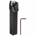 Uxcell Indexable Cnc Lathe Turning Tool Holder 75a Msrnr1616h12 5 8 Shank 40cr Steel Carbide For Grooving Threading