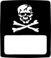 Jeeptails Skull Bones Jolly Roger Tail Lamp Light Covers For Jeep Wrangler Jl Non-led Black Set Of 2 