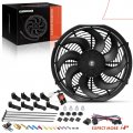 A-premium 14 Inch Electric Radiator Fan High 3000 Cfm 12v 90w With Thermostat Wiring Switch Relay Kit