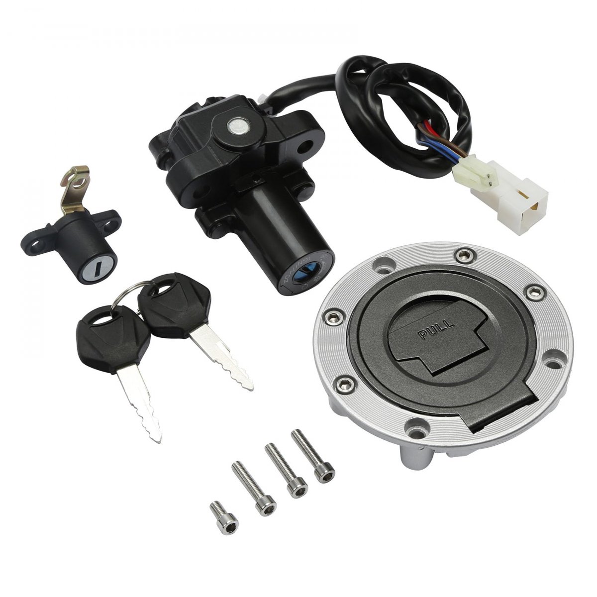 Ignition Switch With Gas Cap And Seat Lock For Yamaha Yzf R6 2003 2005 R1 2002 Mt03 2006 2012 Mt09 2013 2016 Fjr1300 Fz6 Fz09