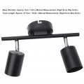 Led Track Lighting Fixtures 2 Heads 10 8in 90 Degrees Rotatable Light Ceiling Spot For Gu10 Bulb
