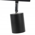 Led Track Lighting Fixtures 2 Heads 10 8in 90 Degrees Rotatable Light Ceiling Spot For Gu10 Bulb