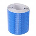 Uxcell 5cm X 3meter Honeycomb Single Sided Adhesive Reflective Warning Tape Blue