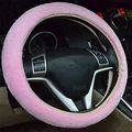Funy 1 Set 3 Pcs Winter Warm Non-slip Plush Steering Wheel Cover Handbrake Gear Shift Car Decoration 14 96 X Pink