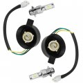 Caltric Left Or Right Headlight Socket And Led Bulb Compatible With Yamaha Yfz450le Limited 2004-2008 New