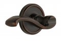 Grandeur 822869 Timeless Bronze Georgetown Rosette With Portofino Lever Single Dummy Knob 