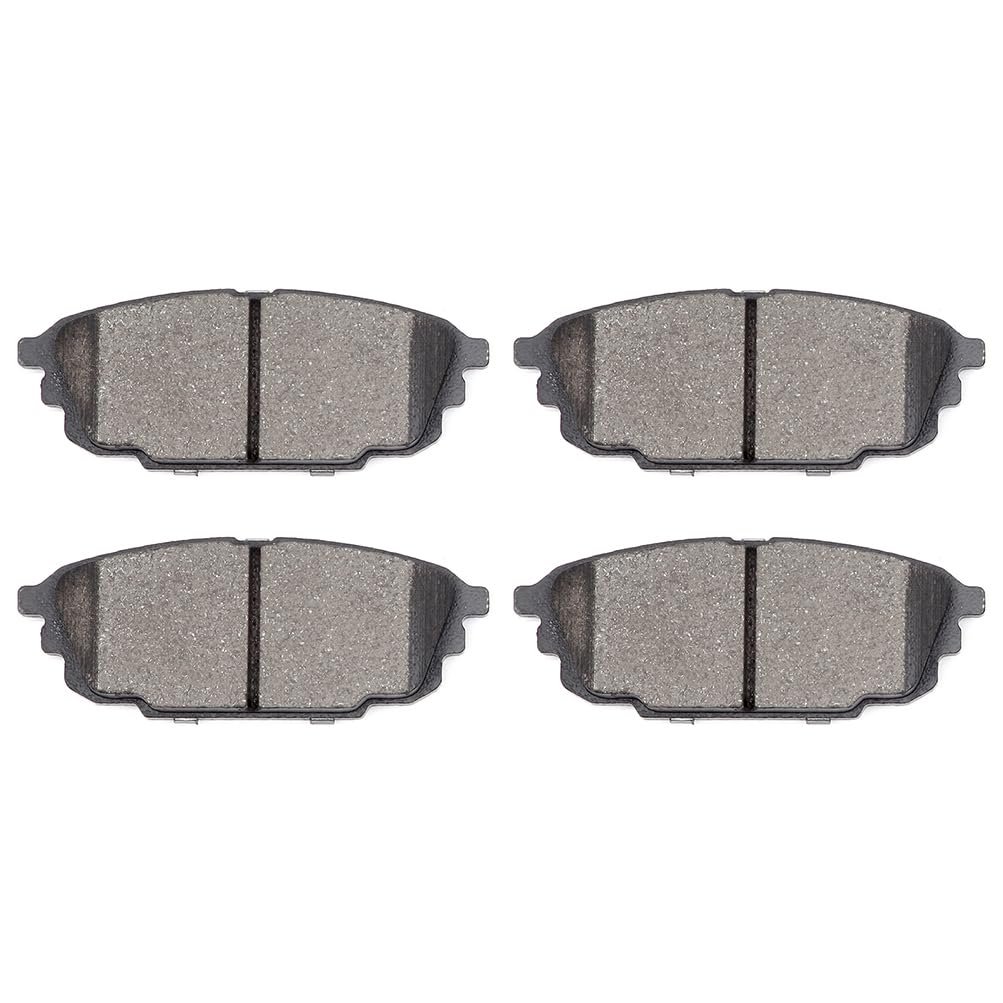 Rear D892 Ceramic 4pcs W Hardware Disc Brake Pad Set