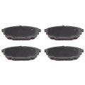 Rear D892 Ceramic 4pcs W Hardware Disc Brake Pad Set