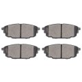 Rear D892 Ceramic 4pcs W Hardware Disc Brake Pad Set