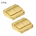 Uxcell Toggle Catch Lock 31mm Retro Decorative Golden Hasp With Screws For Suitcase Chest Trunk Latch Clasp Pack Of 2