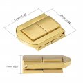Uxcell Toggle Catch Lock 31mm Retro Decorative Golden Hasp With Screws For Suitcase Chest Trunk Latch Clasp Pack Of 2
