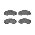 Disc Brake Pads For Mitsubishi Mirage 1991 Low Metallic Friction Mechanical Pad Wear Sensor 2 05 Inner Height 5 03 In Width 