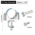 Uxcell 10pcs Conduit Hanger With Beam Clamp Fit For 2 50mm Pipe Support Bracket Cable Hangers I-beam