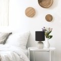 Simple Designs Lt2060-blk Geometric Concrete Table Lamp Black