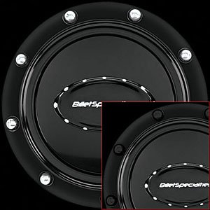 Billet Specialties 32719 Anodized Riveted Horn Button Black