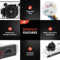 A-premium Hvac A C And Heater Climate Control Panel Module With Blower Motor Switch Compatible Jeep Vehicles Wrangler Tj 1999