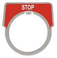 Square D 9001kn202 Stop Red Legend Plt 