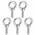 Uxcell Lifting Eye Bolt M8 X 25mm Male Thread 304 Stainless Steel For Hanging Pack Of 5