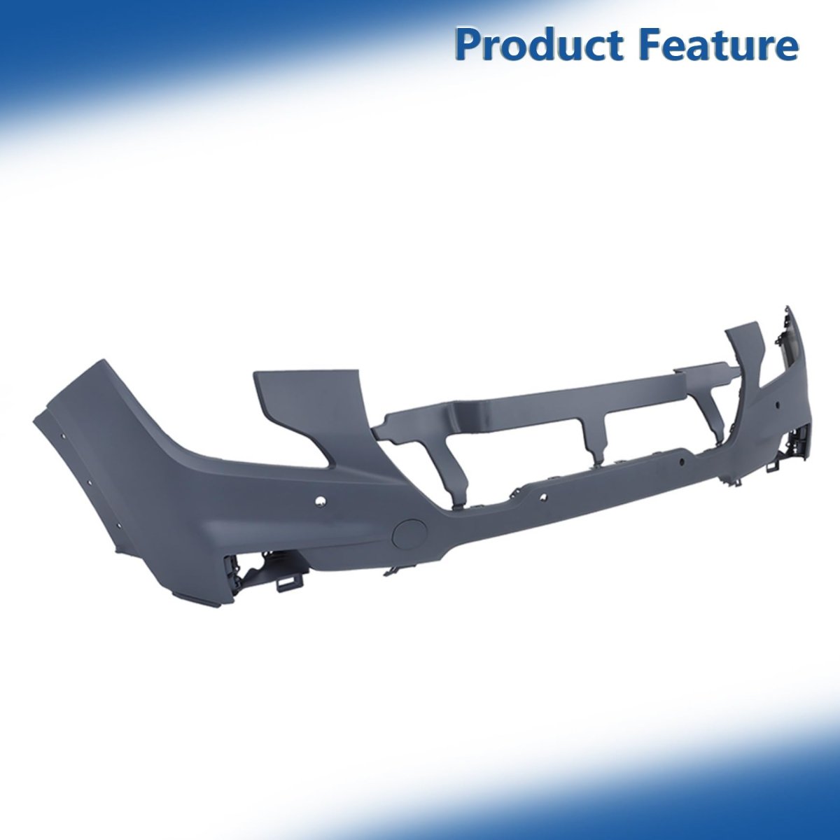Front Upper Bumper Cover Primed With 4 Parking Sensor Holes Replacement For Terrain 2022-2024 84931971
