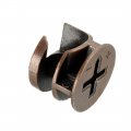 Uxcell Furniture Connector Cam Lock Fittings 15mmx12mm For Cabinet Drawer Dresser Wardrobe Panel Connecting 20pcs
