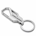 Ipick Image Compatible With Dodge Challenger Silver Carabiner-style Snap Hook Metal Key Chain