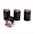Florida State Flag Tire Rim Wheel Aluminum Valve Stem Caps