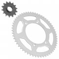 Caltric Front And Rear Sprockets Kit Compatible With Kawasaki Klx125l 2003 2004 2005 2006