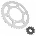 Caltric Front And Rear Sprockets Kit Compatible With Kawasaki Klx125l 2003 2004 2005 2006