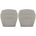 Tan Perforated Microfiber Leather Front Driver And Passenger Bottom Seat Covers For Jeep Grand Cherokee 2011 2012 2013 2014 