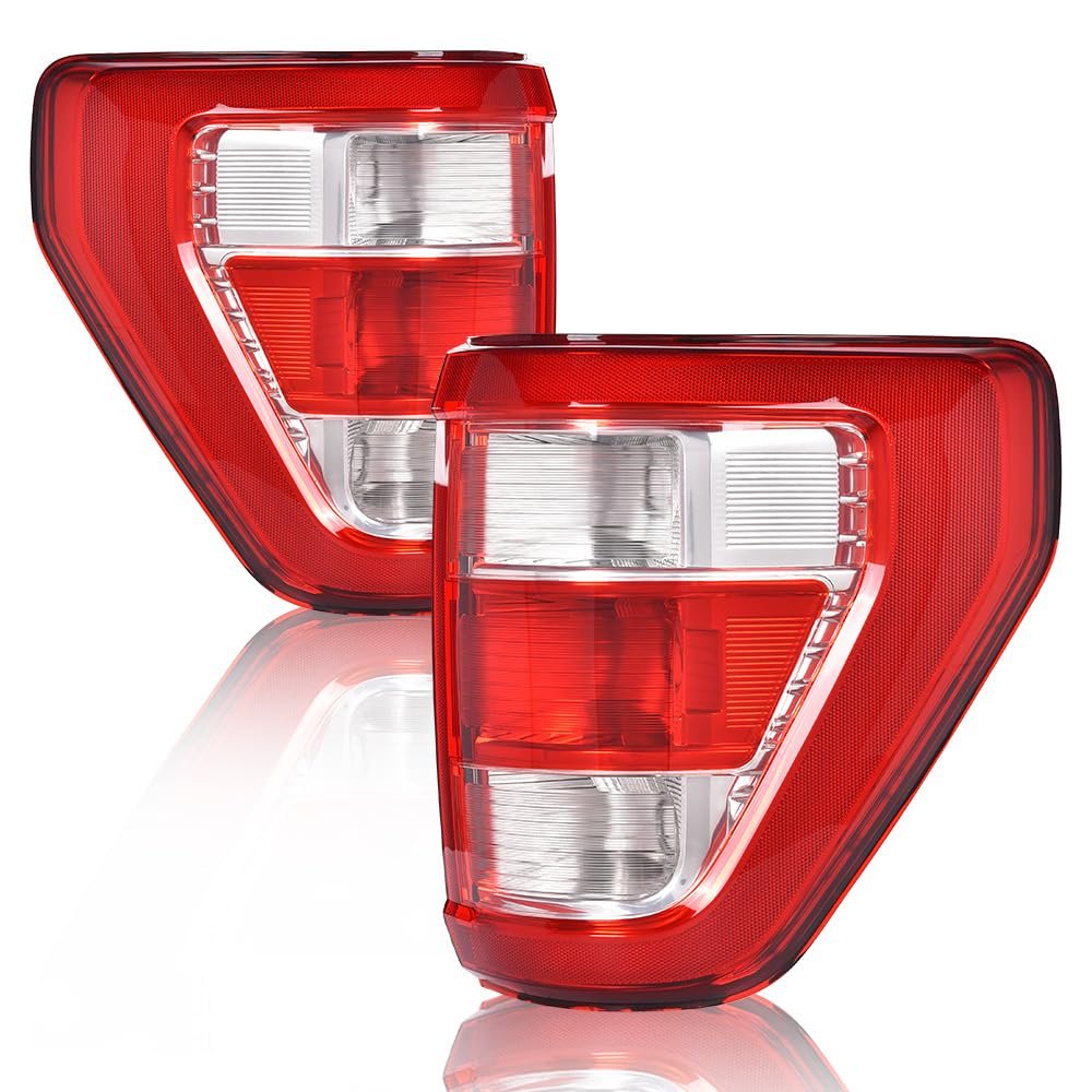 Tail Lights Brake Lamp For Ford F150 Xl 2021 2023 Fits Factory Incandescent And Without Blind Spot Models Driver Passenger Side